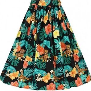 Hell bunny jungle tiger skirt
